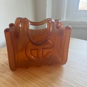 Melissa x Telfar Small Jelly Shopper - Clear Brown